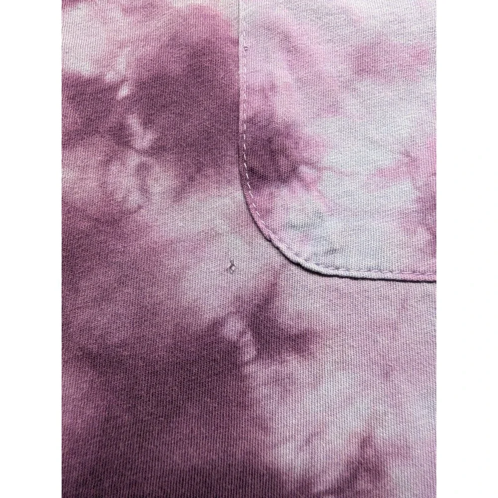Ripndip Mushroom Cat Graphic Pocket T-shirt Men Small Purple Blue Tie Dye - Picture 2 of 8